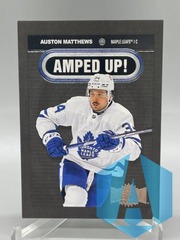 2021-22 Skybox Metal Amped Up #AU-20 Auston Matthews Toronto Maple Leafs